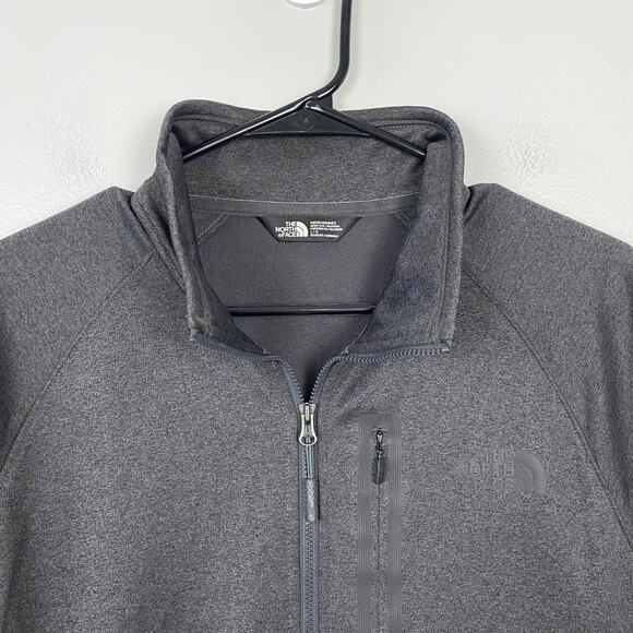 The North Face Skyline 1/2-Zip Fleece Pullover Dark Grey Heather Men’s Large - Picture 3 of 8